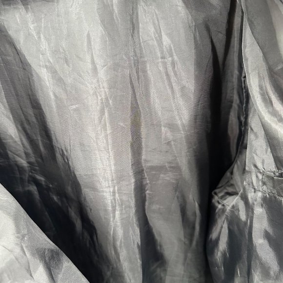 Anna And Frank Womens 100% Silk Quilted Brown Floral Zip Front Bomber Jacket L - Picture 10 of 13